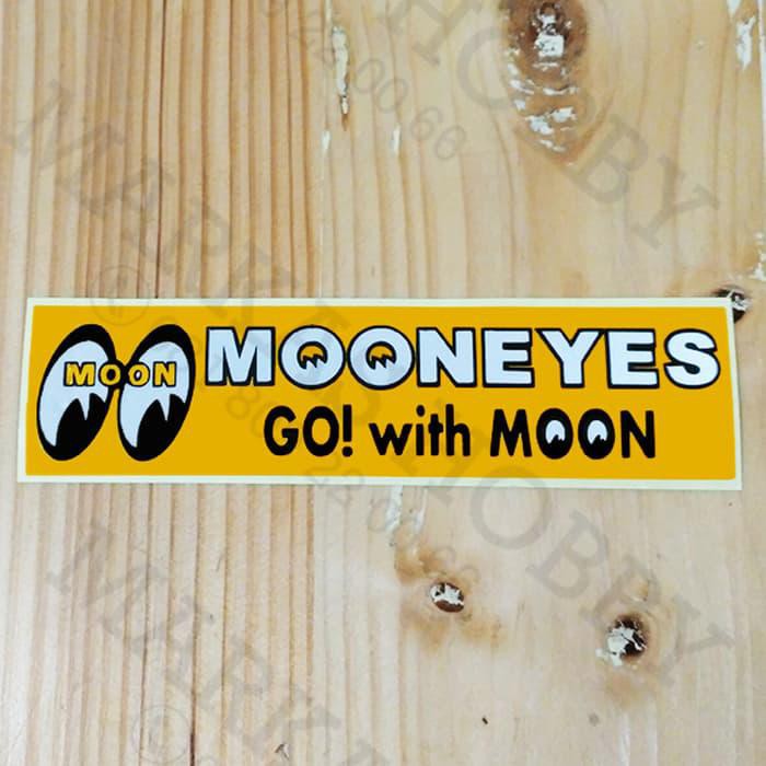 

Stiker / Sticker MOONEYES GO WITH MOON