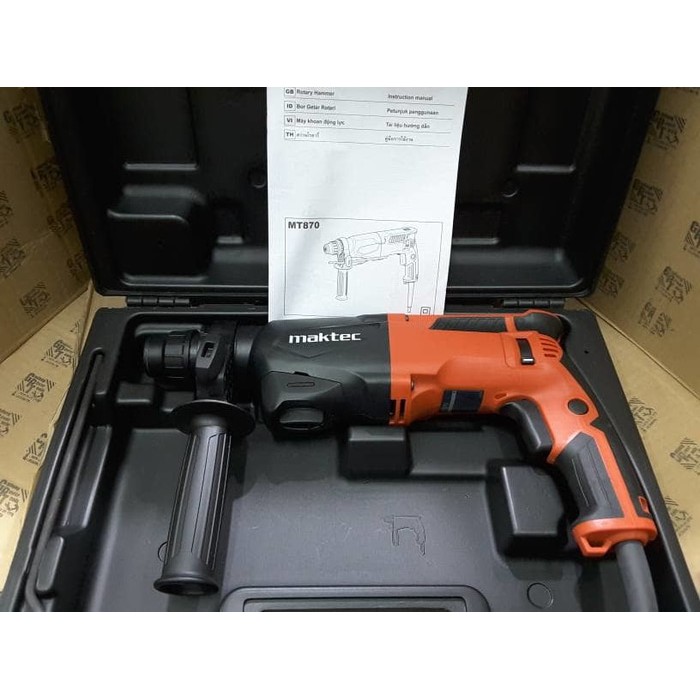 Mesin Bor Beton Bor Rotary Hammer SDS Maktec MT870 MT 870
