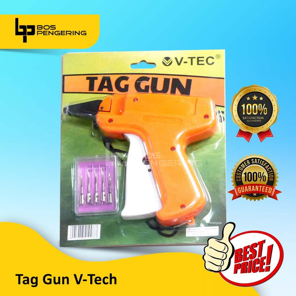 Alat Tembak Jarum - Tag Gun + jarum Penembak Label Kualitas Terbaik Merk Vtec