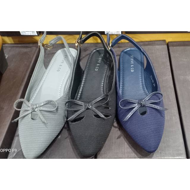 Sale sepatu selop wanita ori steve&co branded