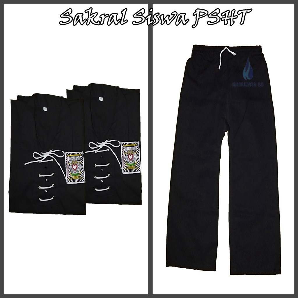 Baju Sakral Siswa PSHT / Sakral Siswa PSHT / Baju Sakral / Baju Silat