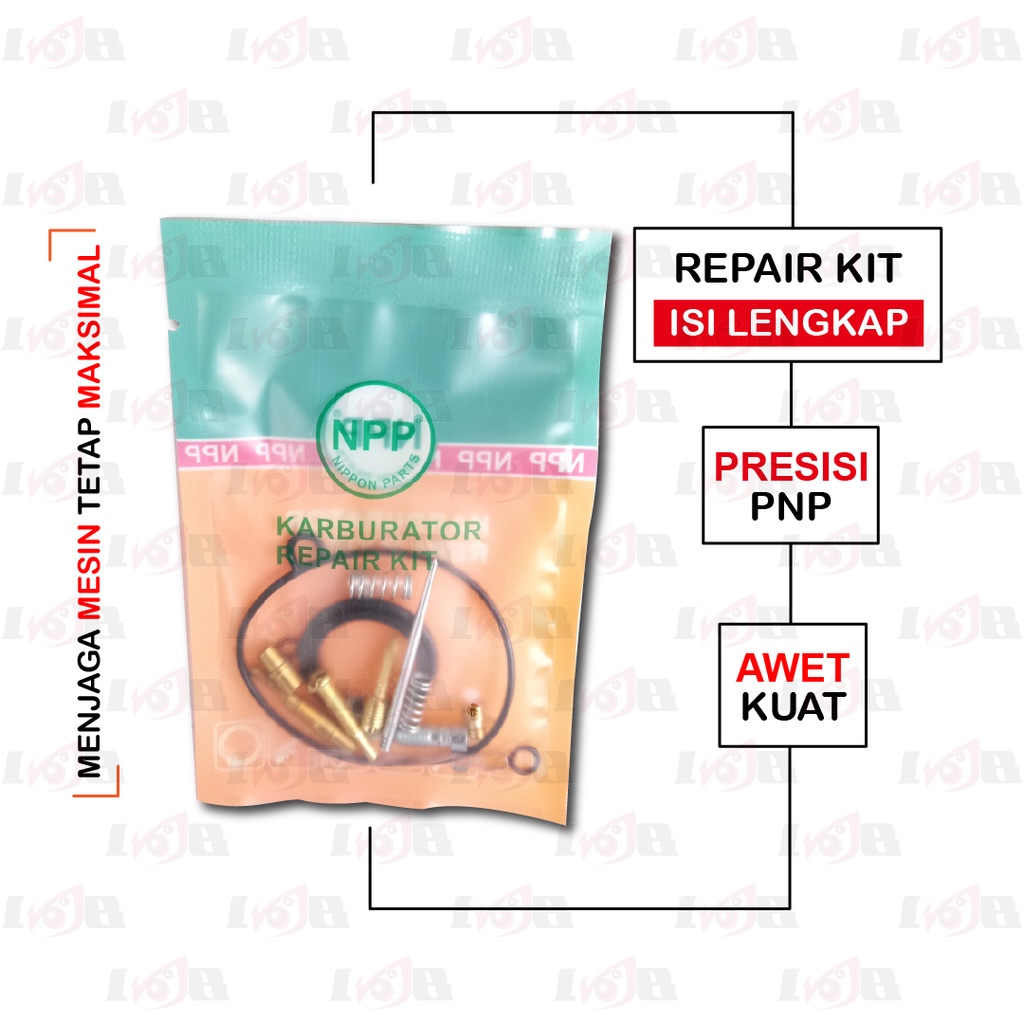 NPP RepairKit Karburator Honda Win Parkit Carbu Daleman Karbu Assy Set