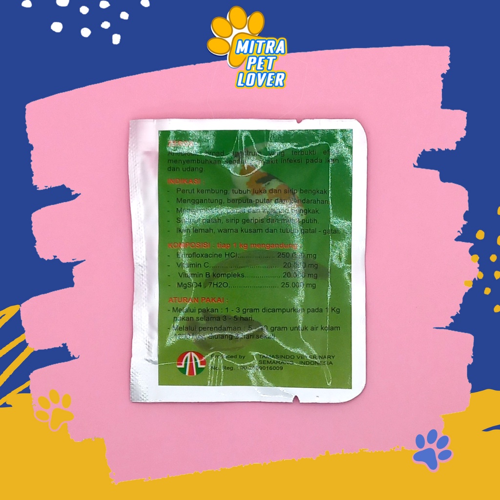 OBAT ANTIVIRUS IKAN - NEW ZEROX 10 GRAM ORIGINAL - ANTI BAKTERI DAN VIRUS PADA IKAN FISH LELE UDANG AMAN SEHAT EFEKTIF ANTI INFEKSI - PET ANIMAL HEALTHCARE AND VETERINARY TAMASINDO OBAT KESEHATAN DAN VITAMIN TERNAK HEWAN BINATANG PELIHARAAN MITRAPETLOVER