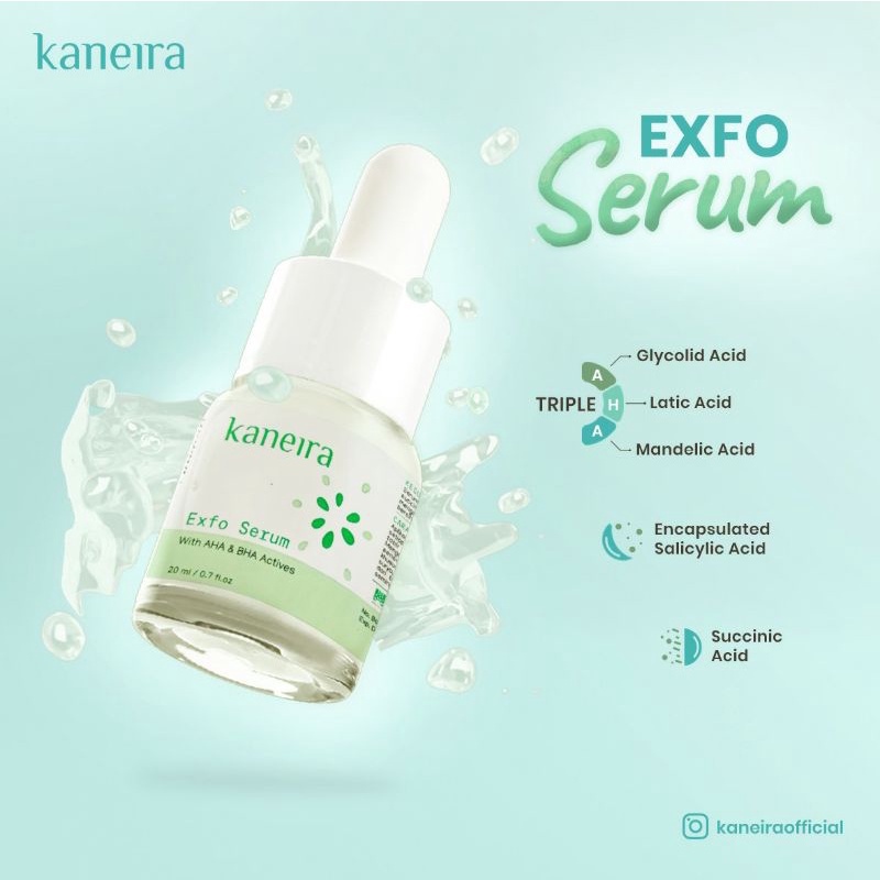 KANEIRA EXFOLIATING SERUM / Serum Pencerahan Wajah /  Serum Memperkecil Pori Pori
