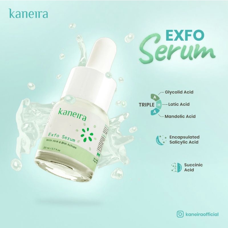 KANEIRA EXFOLIATING SERUM / Serum Pencerahan Wajah /  Serum Memperkecil Pori Pori