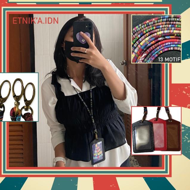 

STAR LANYARD TENUN / ID CARD HOLDER TALI murah