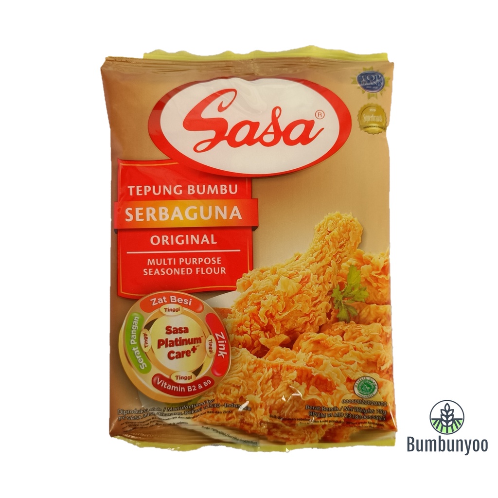 

Sasa Tepung Bumbu Serbaguna | 75 Gram | Tepung Bumbu & Bumbu Masak Instan