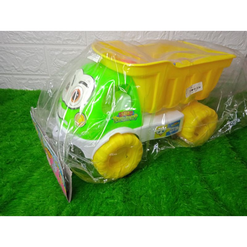 Mainan Mobil Mobilan Truk Pasir Besar Mobil Truk Sand Dump+ Sekop Mainan Mobil truk