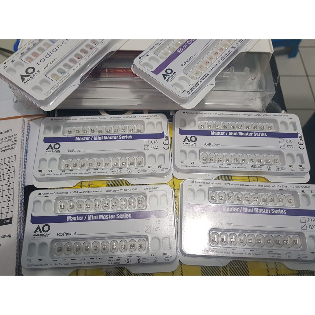 AMERICAN ORTHODONTICS BRACKET MINI MASTER  MURAH