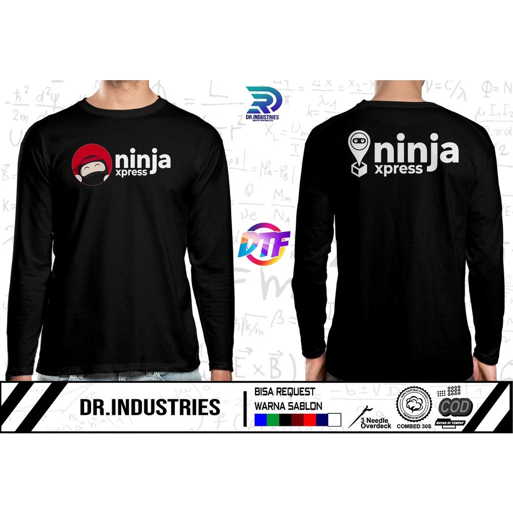 Kaos Lengan Panjang Ninja Express Special Edition - DR INDUSTRIES