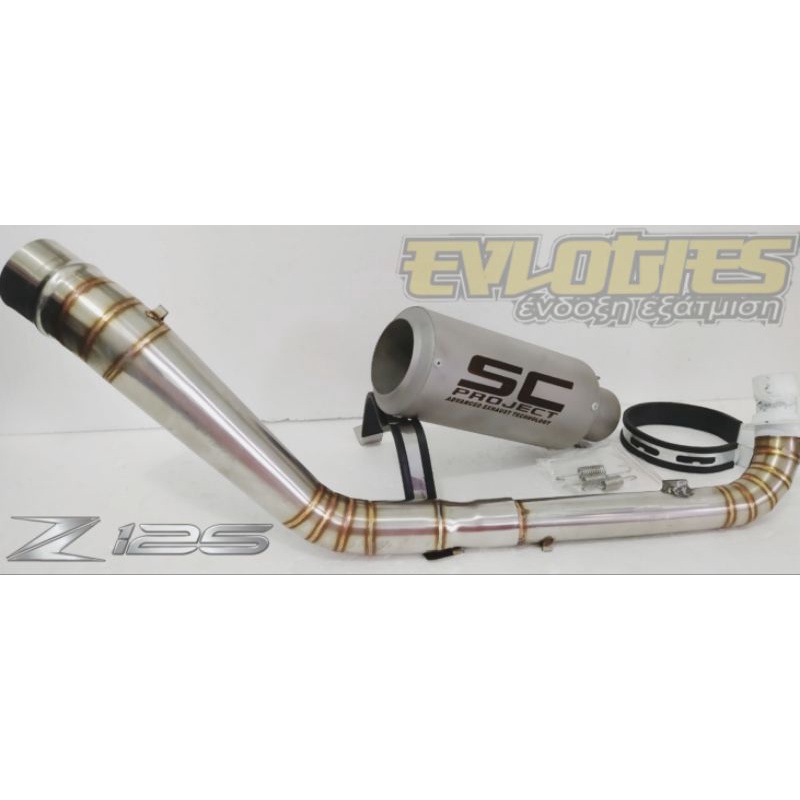 Knalpot Kawasaki Z125 Sc Project Sanblt