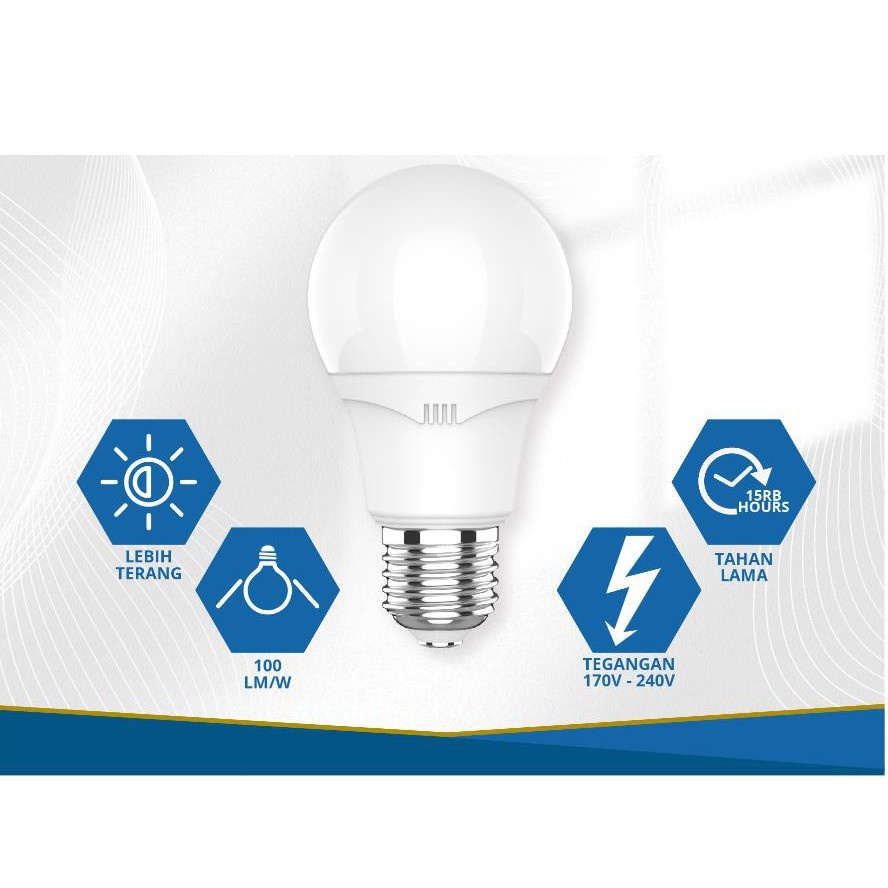 LAMPU LED MEGAMAN  A-BULB 7W, 9W, 12W, 15W, 18W