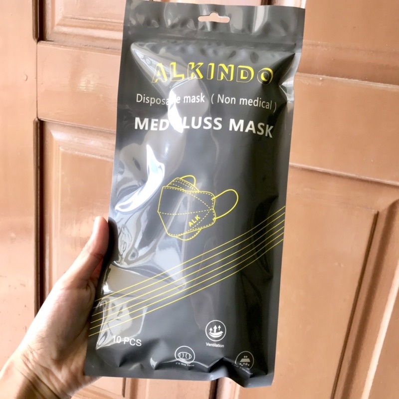 MASKER KF94 4D EARLOOP ALKINDO MED PLUSS MASK 3 PLY IZIN KEMENKES | RUMIFY