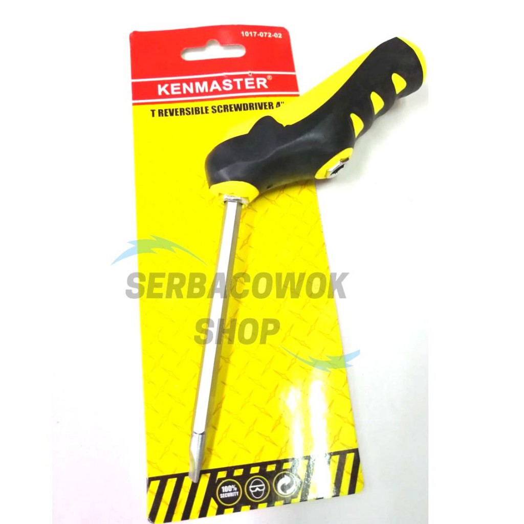 Kenmaster Obeng T 4 in 1 Reversible Bolak Balik 4&quot; 4 fungsi Termurah Berkualitas