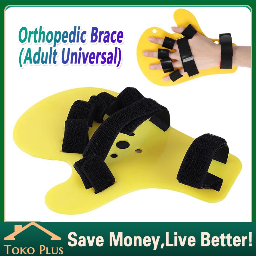 Alat Terapi Stroke Papan Telapak Tangan Jari Fisioterapi Hand Orthosis Splint Training Alat Latihan 