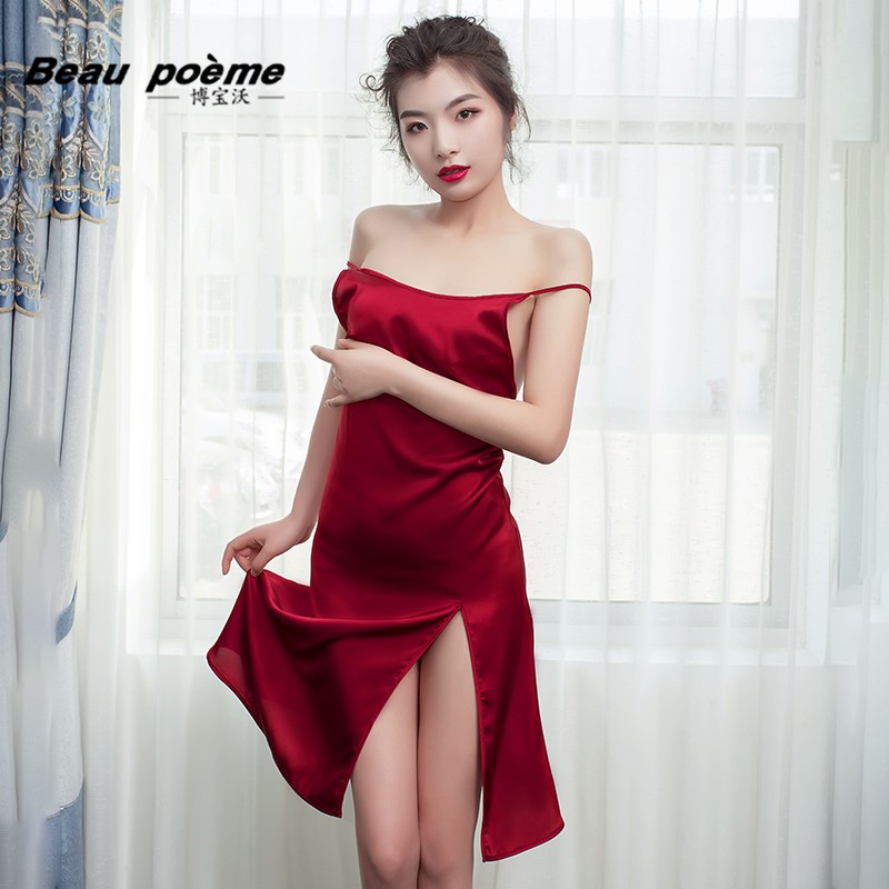 Lingerie Wanita Women Long Dress Lingerie Seduce Sexy Elegant Comfy Luxury Cute Modis Banyak Warna