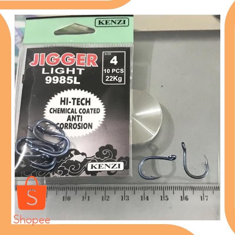 Promo tools n parts Kail pancing anti korosi kenzi jigger light 9985L size Berkualitas