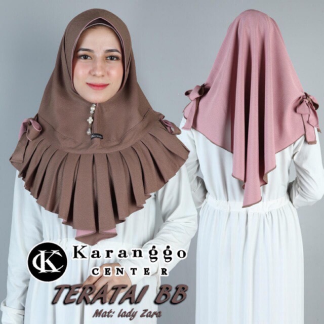 KARANGGO | Khimar TERATAI REMPEL BOLAK BALIK