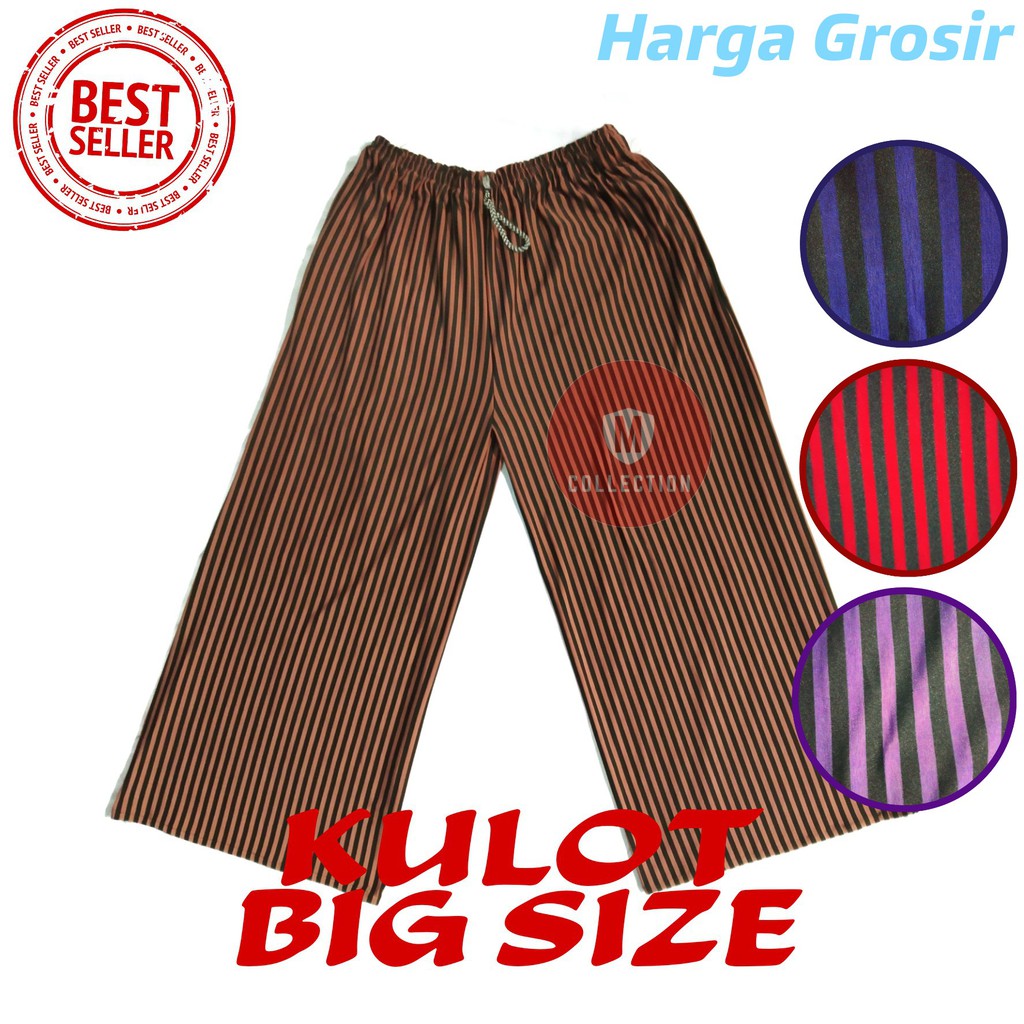 Celana Kulot Panjang BIG SIZE celana jumbo Celana panjang wanita bahan Jersey Celana Kulot Wanita