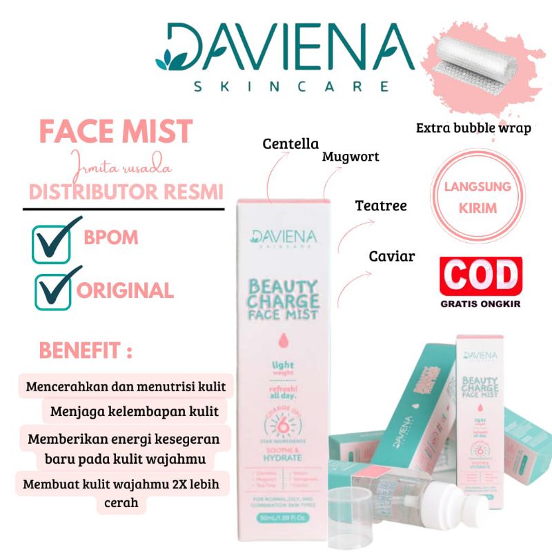 Face Mist Wajah Daviena Skincare