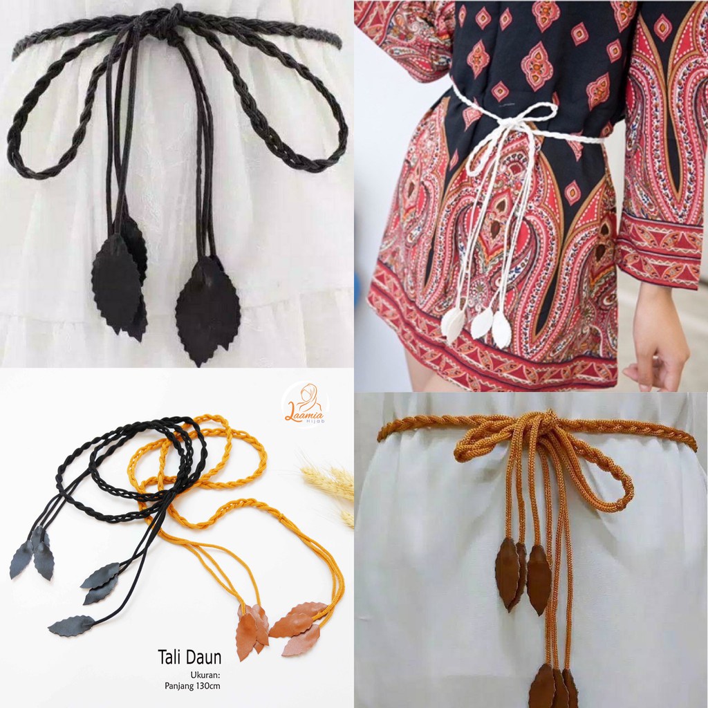 1KILO MUAT 106 PCS / SHEIRA IKAT PINGGANG WANITA TALI DAUN / CARGO BELT / FLOW BELT / WOMEN BELT