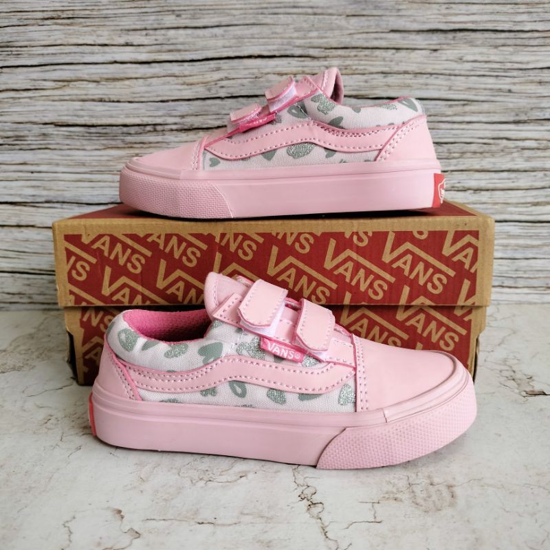 SEPATU ANAK VANS OLDSKOOL PINK PREMIUM HIGH QUALITY SEPATU ANAK PEREMPUAN KADO ANAK