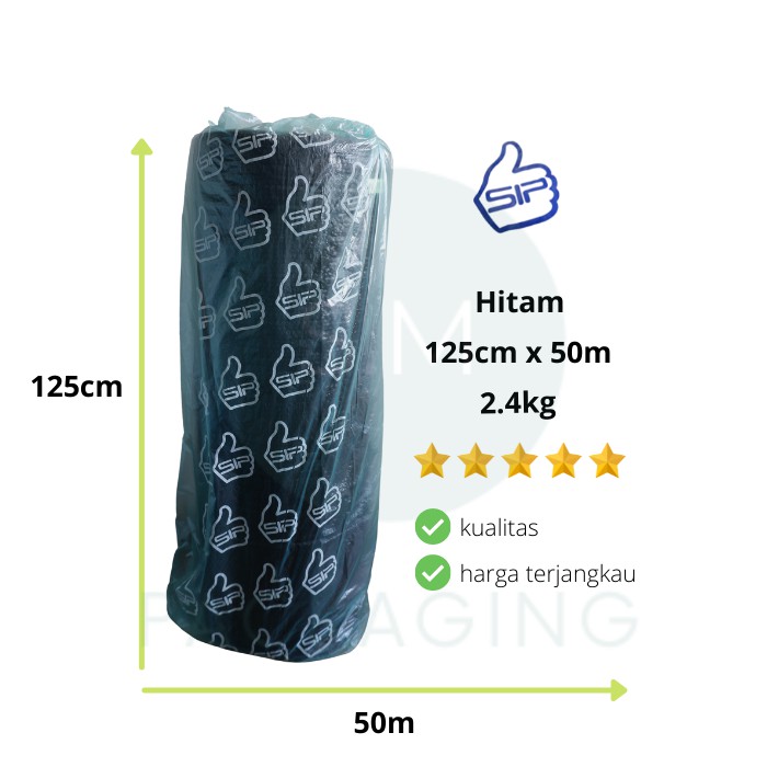 

Bubble Wrap SIP HITAM 125 cm x 50 m