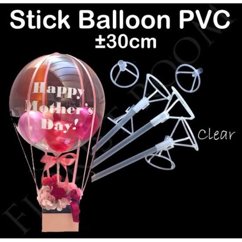 stik balon pvc 1 PACK isi (50 biji)