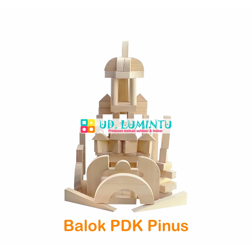 Balok PDK Natural Kayu Pinus isi 105
