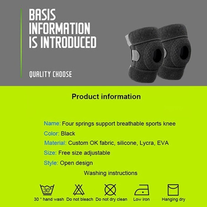 ALAT TERAPI DEKER LUTUT - KNEE SUPPORT BRACE PELINDUNG LUTUT DEKER