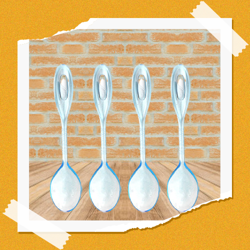 RV SENDOK THE PLASTIK JELLY CHOICE L PLASTIK TEA SPOON TS805TR