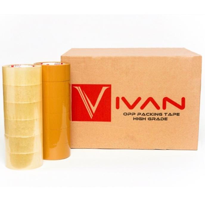 

Lakban Bening Coklat 2Inc X 72Yrd Khusus Gojek/Grab Termurah