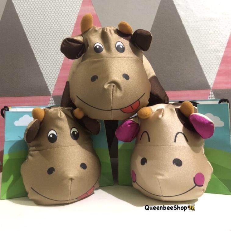 <D-UOQ <☎ Boneka Bantal Leher Moopi Sapi 2in1 Reversible |super keren