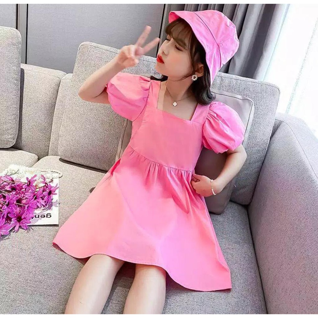 607#dress casual/dress anak casual/dress murah