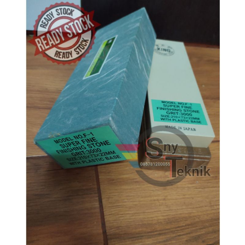 Original Asahan Batu Asah KING STONE BATU ASAH F-1 GRITT 3000