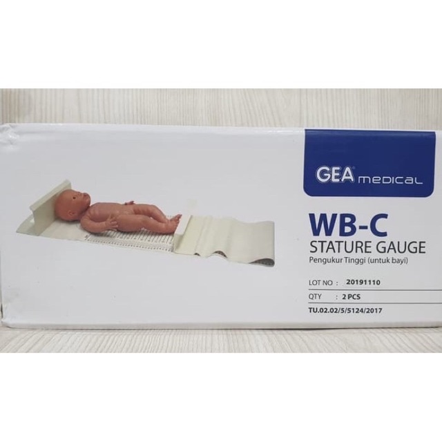 Stature Gauge WB-C GEA/Pengukur Panjang Bayi GEA/Meteran Bayi GEA