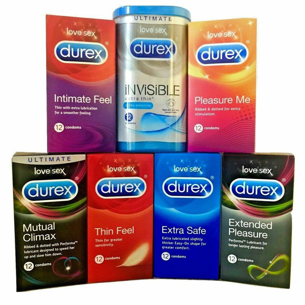 ECER Durex Kondom Coklat Fetherlite Performa Basic Love Together Strawberry Tingle Comfort