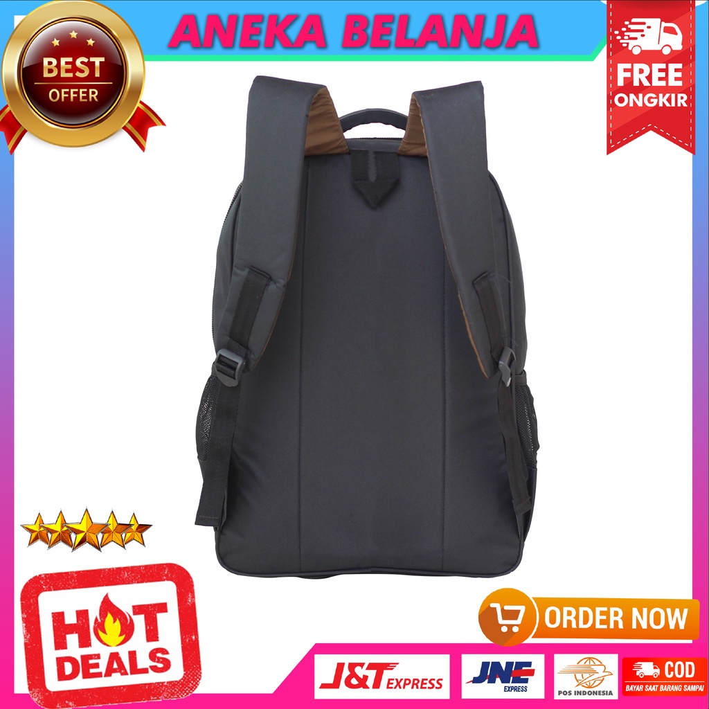 Tas Ransel Cowok Model Rebound Resleting Atas Backpack Murah Free Raincover Berkualitas Multifungsi