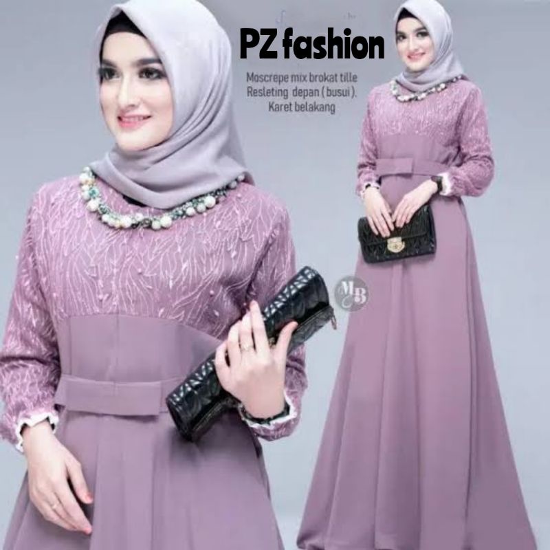 Gamis Muslim Wanita Barukat Model Terbaru size kecil sampai jumbo/Gamis Barukat Kondangan/Gamis Baru