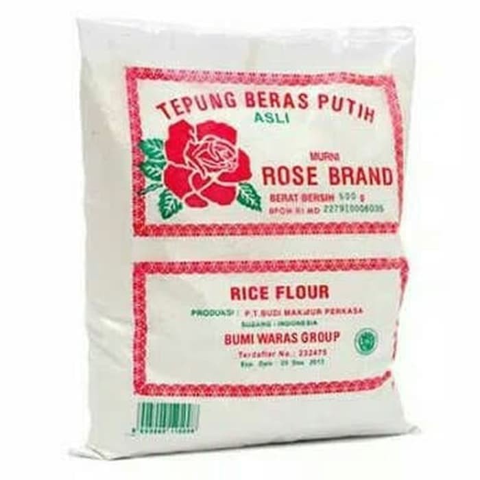 

D02D1 Tepung Beras Putih Rose Brand 500Gr Da01D100