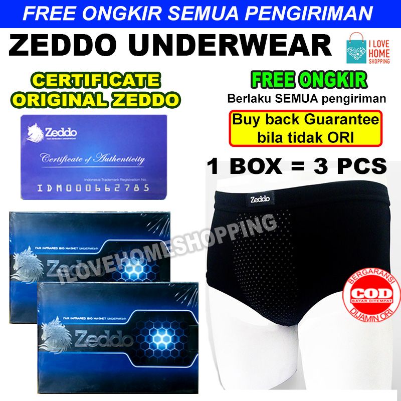 Best Zeddo Celana Dalam Kesehatan (3 Pc)