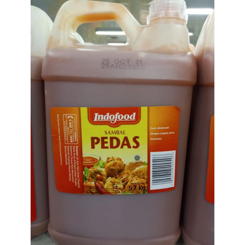 

Saos sambal pedas indofood uk 5.7 kg Maribeli91