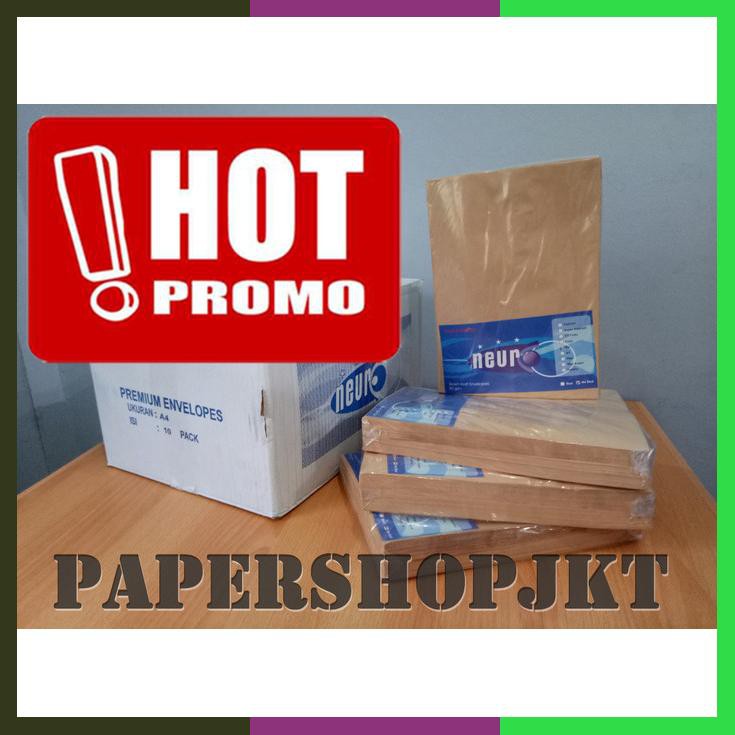 

Amplop Coklat Ukuran A4 Neuro 30 X 22 Cm Seal