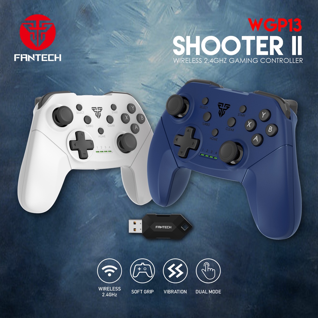 Fantech Shooter II WGP13 WGP-13 Gamepad Wireless Controller Joystick Windows/Android/PS