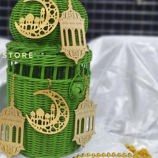 

♦ Aksesoris dekorasi hiasan gantungan hampers lebaran idul fitri - 4 ✶