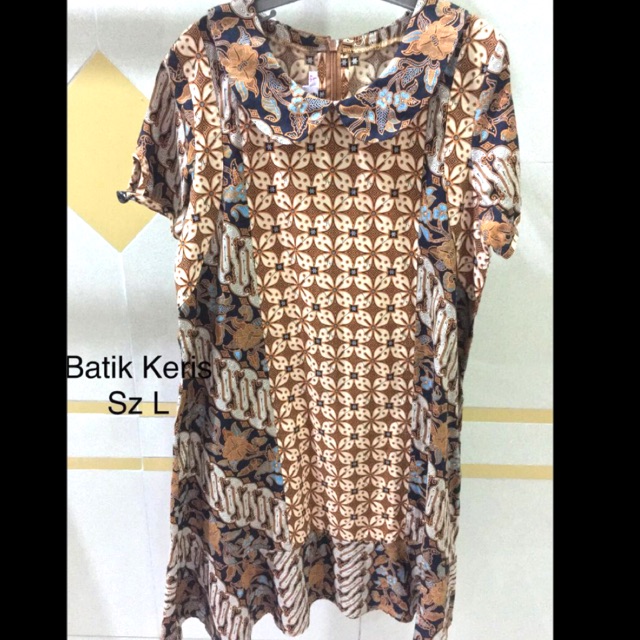 Preloved dress batik keris girl