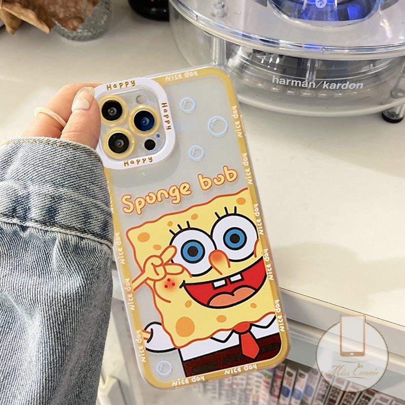 Soft Case Motif Kartun Bob Untuk Xiaomi Redmi 9A 9 10 10C 9C NFC 9T POCO M3 Pro POCO M4 Pro POCO X3 Pro NFC Redmi Note 11 8 9 11 Pro 9S 9Pro 10S 10S 10S 10S 10S