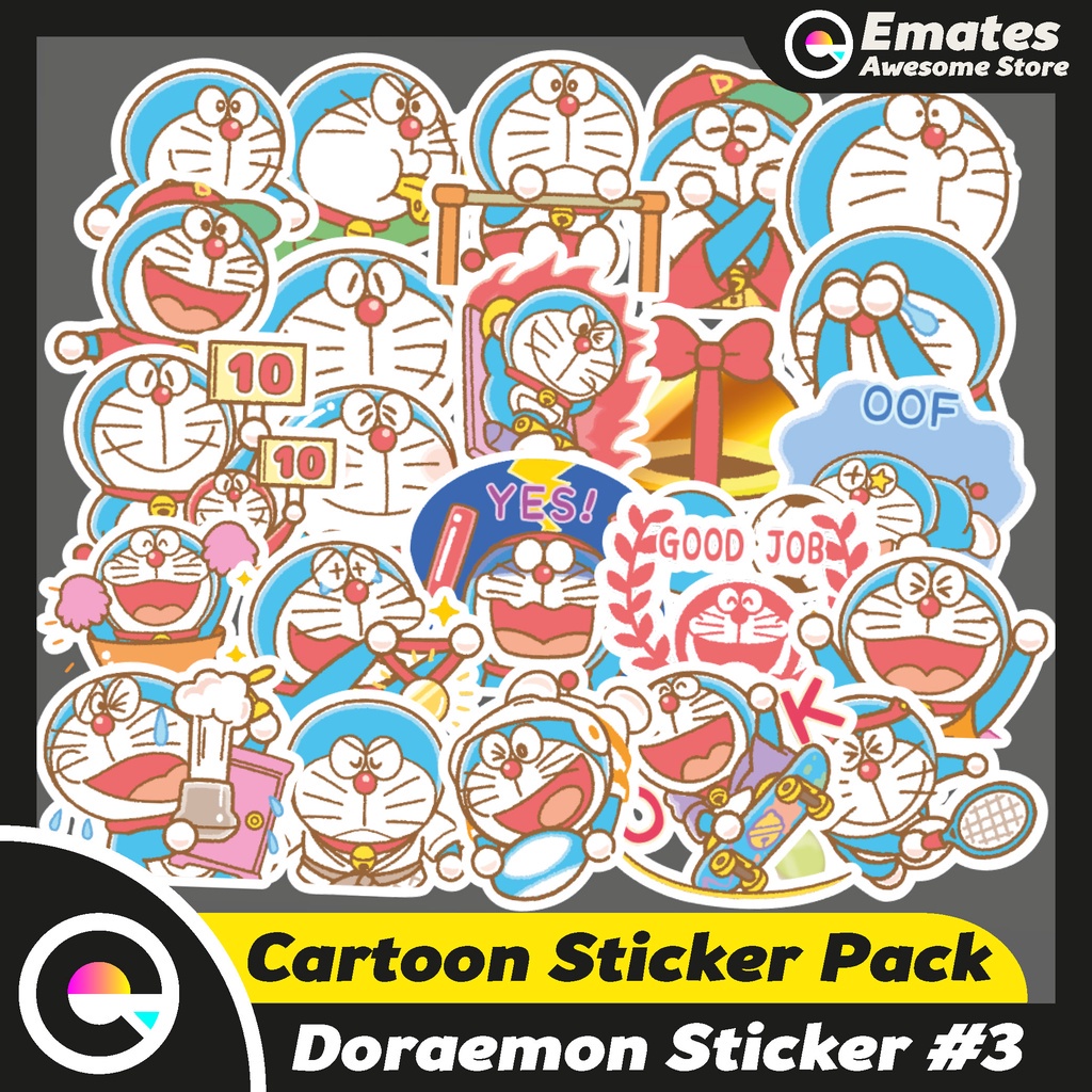 

[50pcs] Stiker Sticker Doraemon #3 |Stiker Aesthetic Sticker Lucu