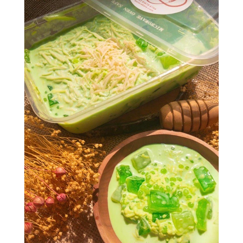 

Buko pandan with Cheese Aurs Cakery