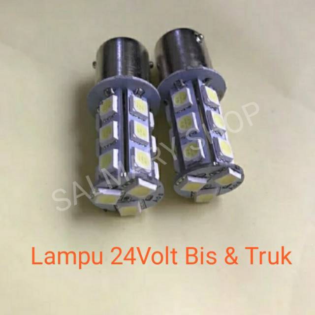 SEPASANG  Lampu led 24Volt lampu sen sein  bemper mundur kedip kaki 1 bus truk